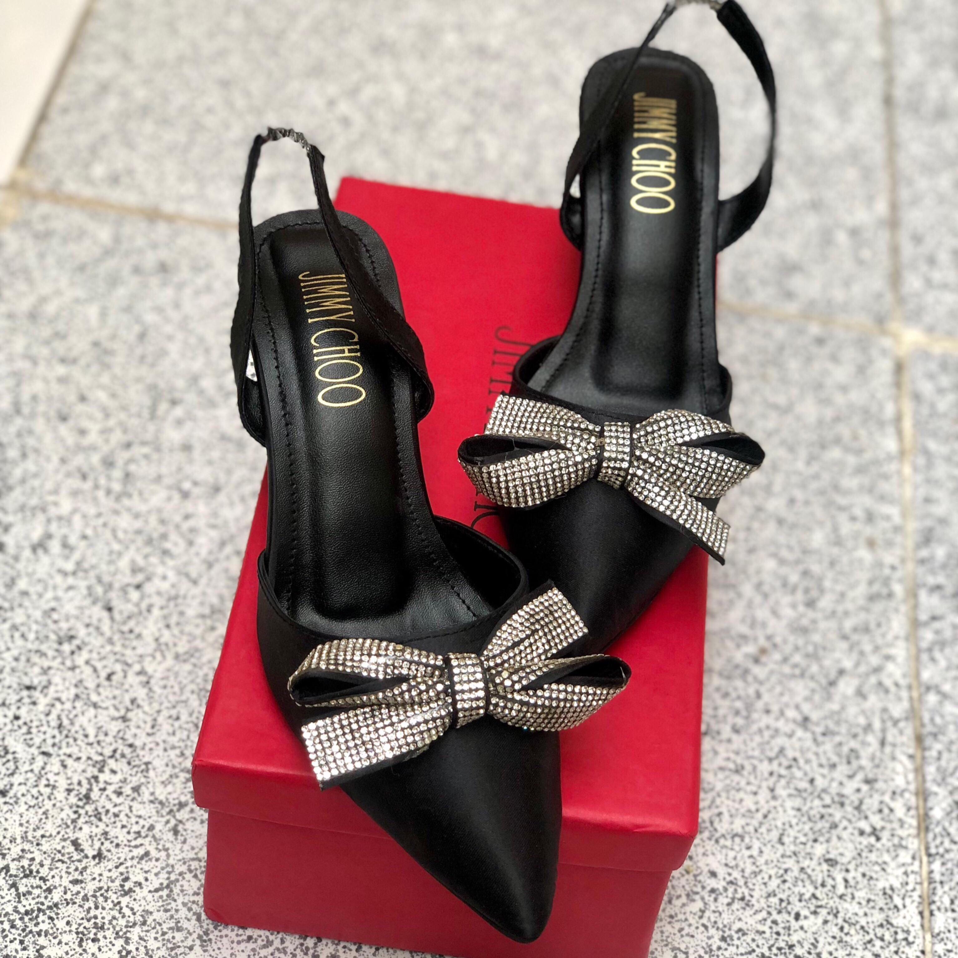 JIMMY CHOO HEELS WITH WITH BOW