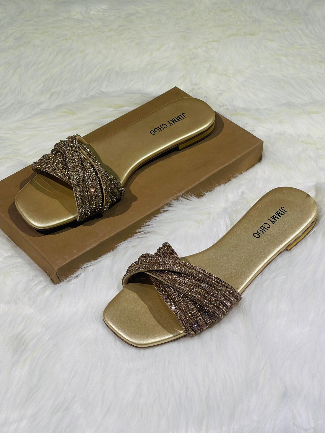JIMMY CHOO 10 MASHE FLATS